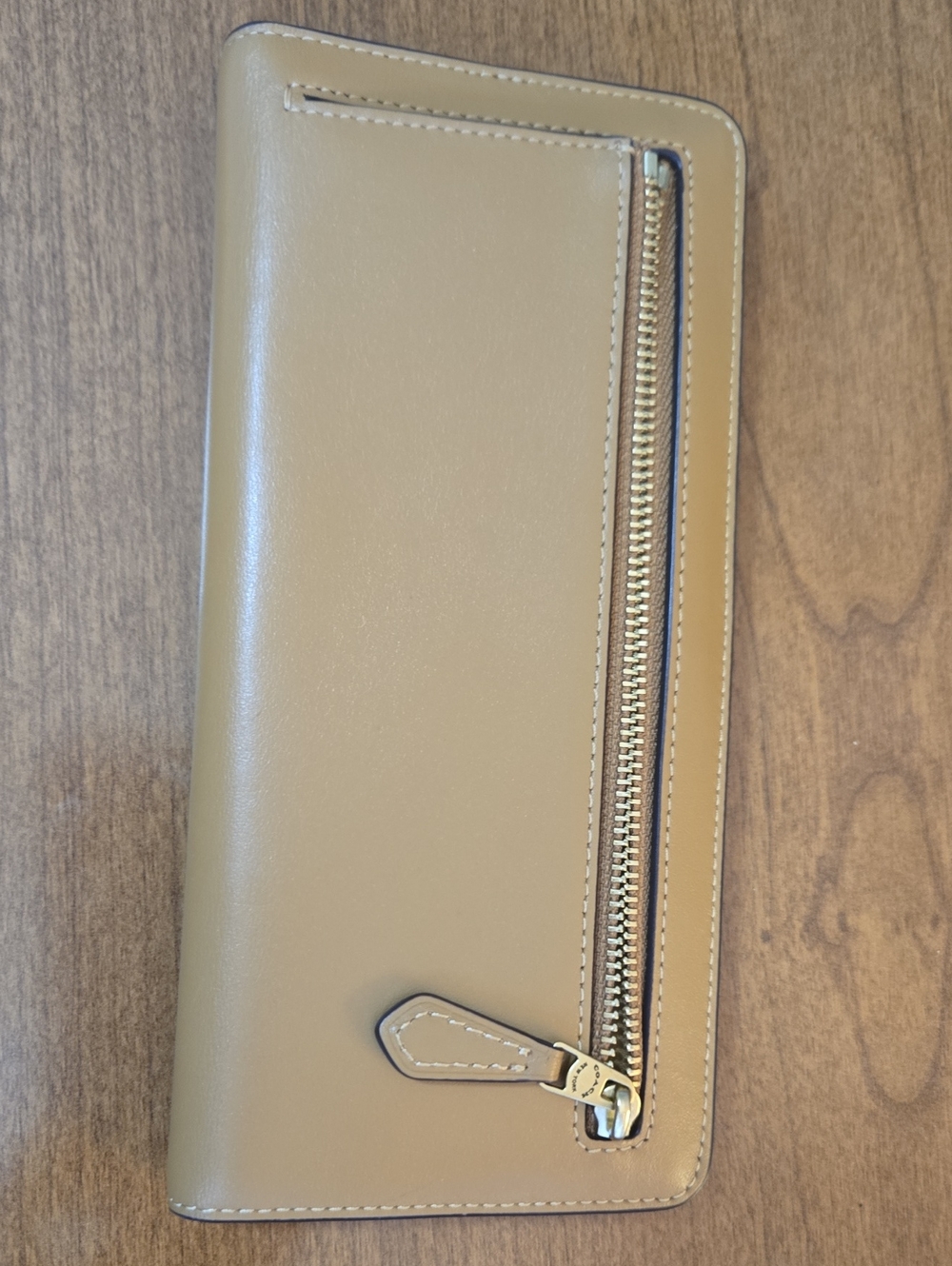 Coach Essential Skinny Wallet In Honey Brown - Picture 5 of 11